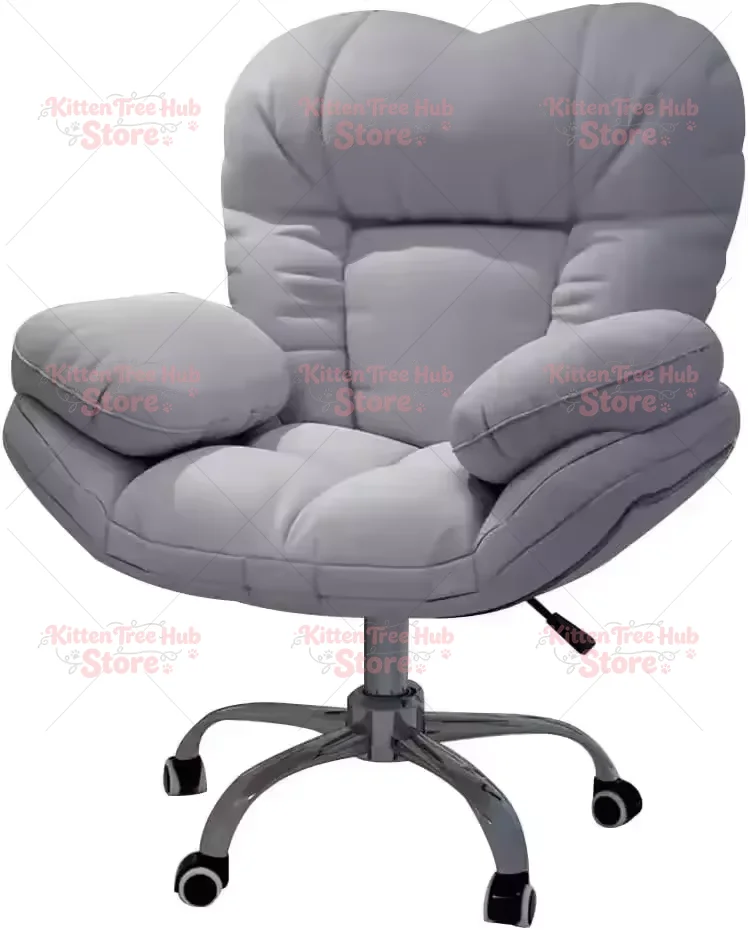 Dark Gray Recliner Gaming Chair  Office Desk Chair with Lift Comfortable Armchair