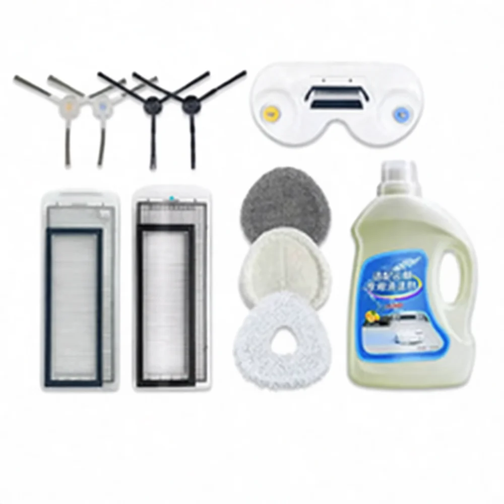 Vacuum Accessories For Mijia B101CN Robotic Cleaner Main Roller Brush Side Filter Mop Cloth Dust Bag Maintenance Set