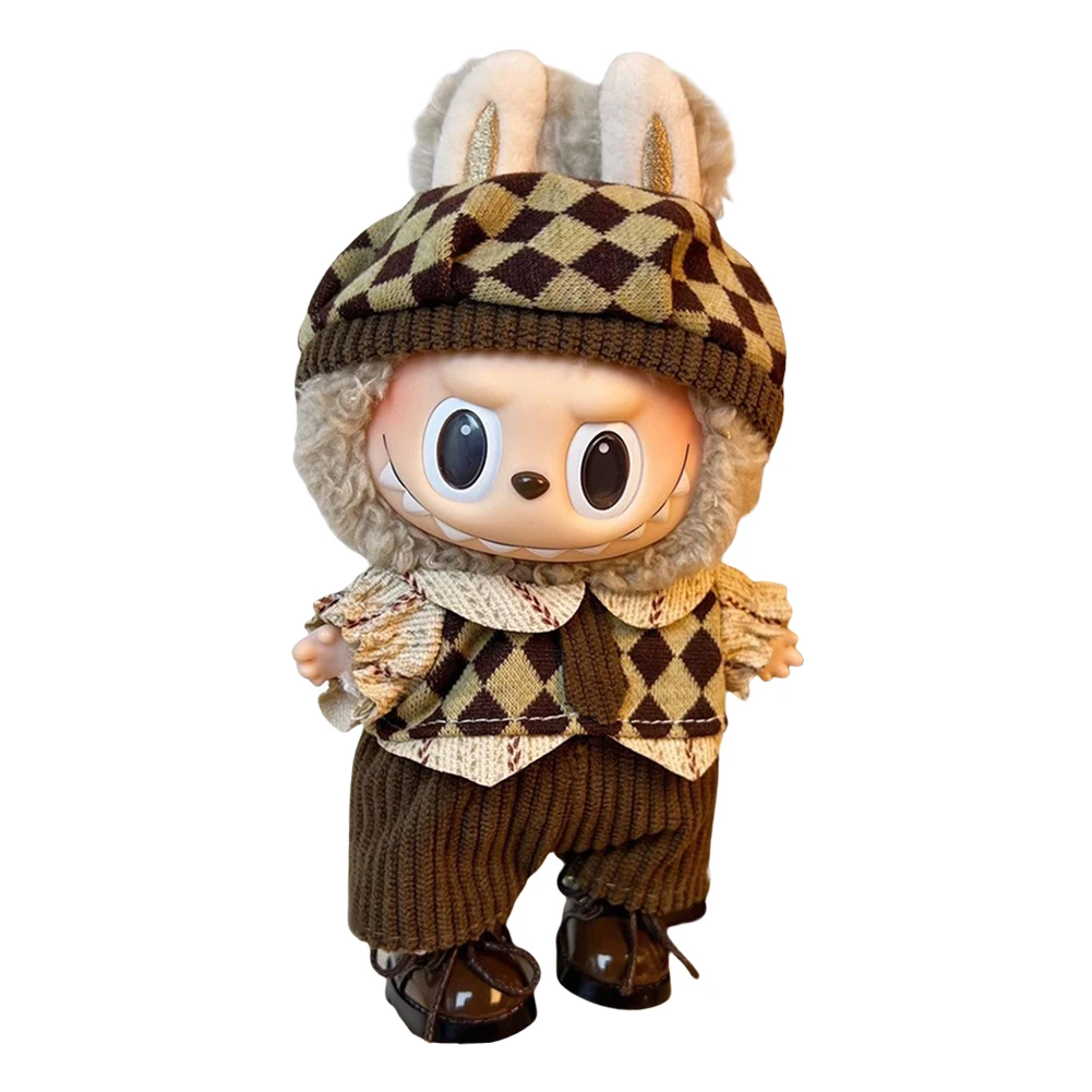 

Mini Plush Doll Clothes Casual Doll Clothes Mini Doll Clothes Outfit Kawaii Doll Clothes Dolls Clothing Accessories