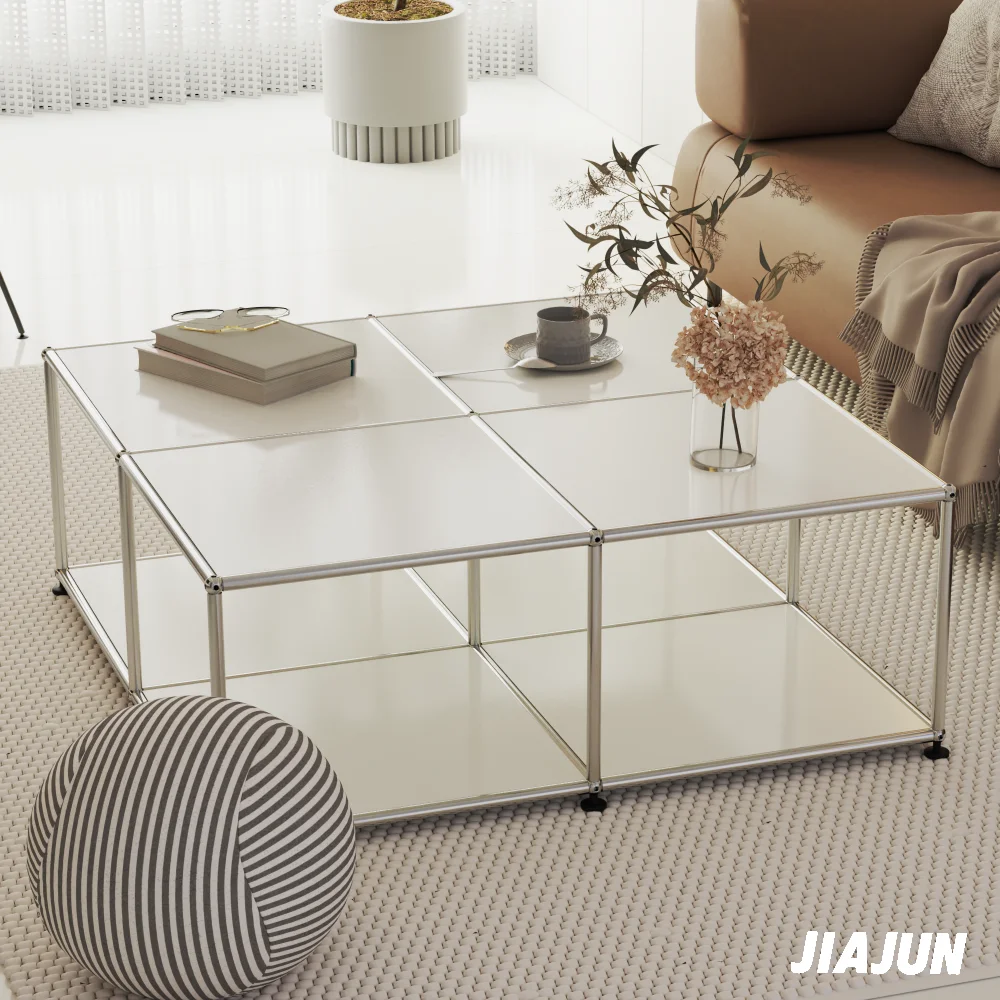 Storage Cabinet Metal Module, Coffee table, Modular Furniture, Stainless Steel Metal Board for Decoration in Living Room