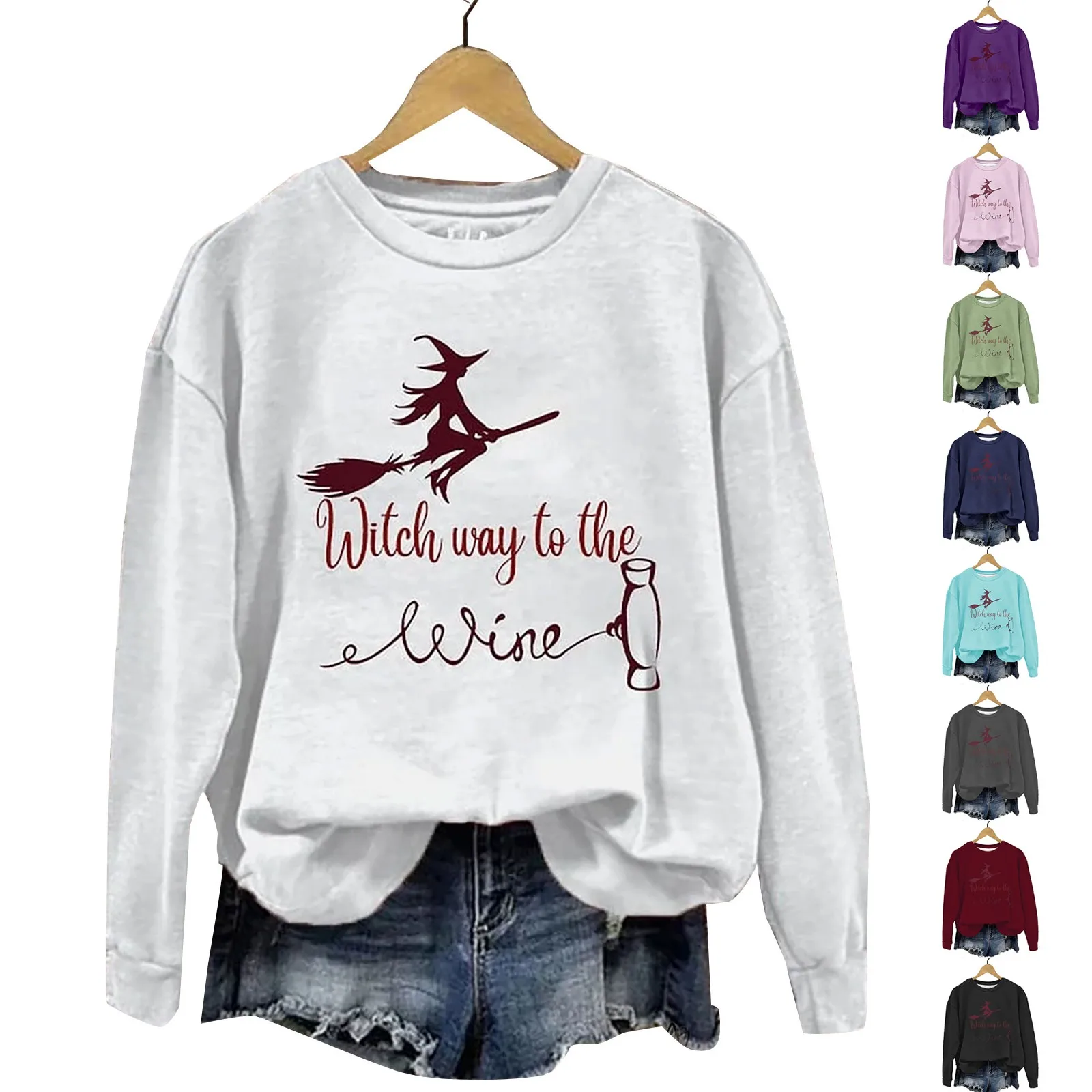 Women's Halloween Sweatshirt Tops for Women Cotton Tunic Baggy Shirt Camisole Bra