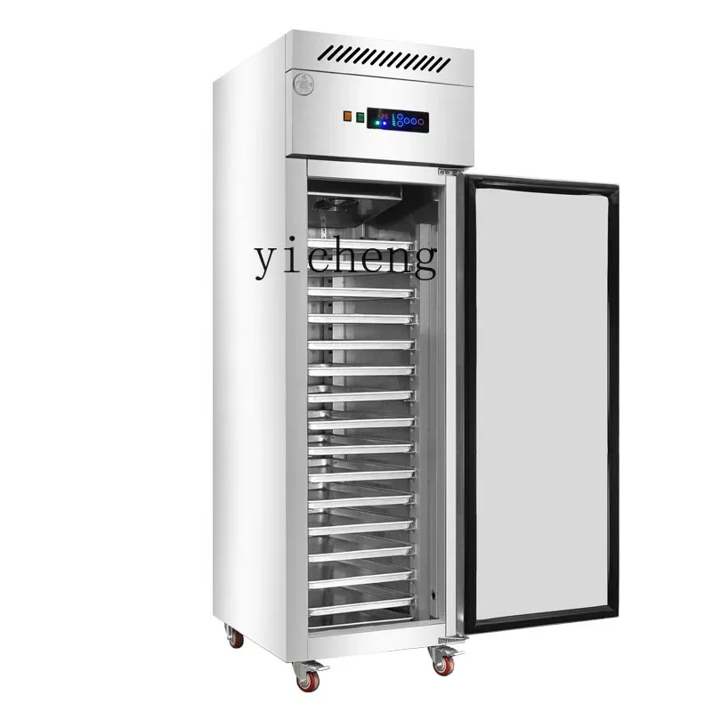 ZC Two-Door Freezer Industrial Refrigerator Vertical Air Cooling Frostless Refrigerated Stainless Steel Fresh-Keeping Cabinet