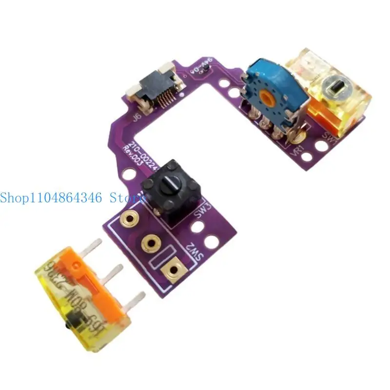 652F Hot Swap Mouse Motherboards PCB Button Board with MicroSwitch Gold Mouse Encoders for GPROX Superlight Mouse