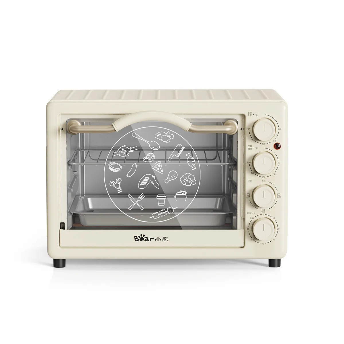 

Подходит для Bear DKX-C20M3, многофункциональные бытовые подарки для выпечки, независимый контроль температуры, хлеб для выпечки торта, 20 л, elec