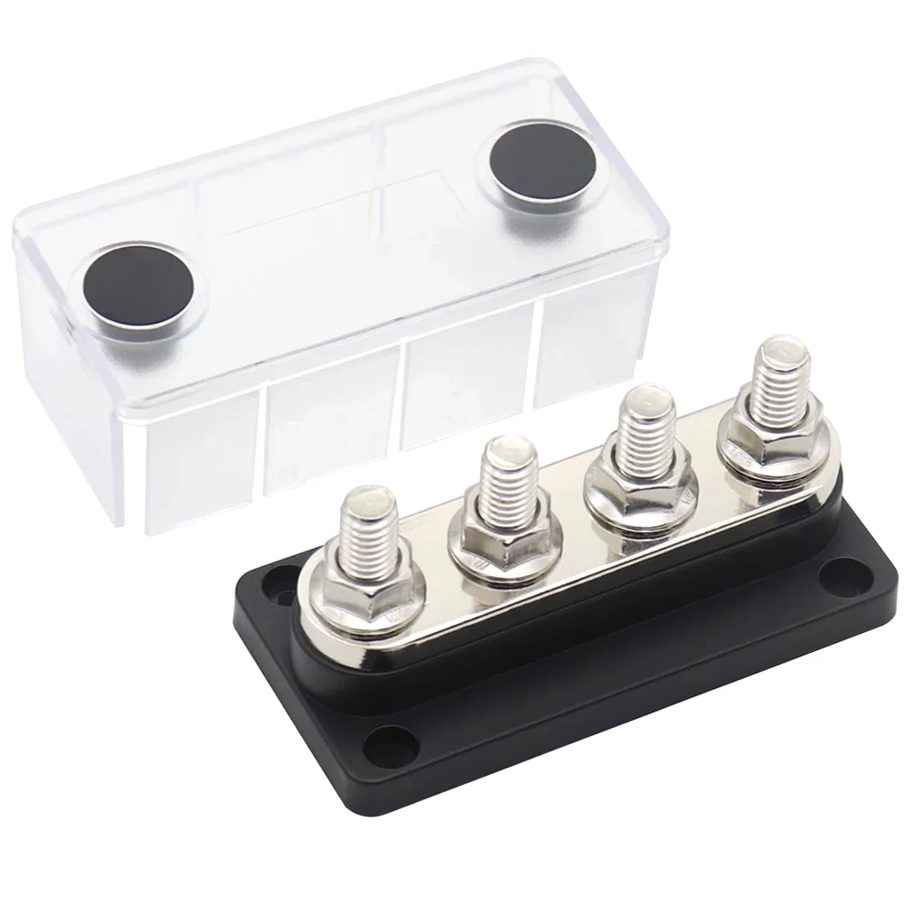 

High Current Terminal Block Bus Bar Strips Car Accessories Durable For Cars RVs Boats Trucks Electrical Solar