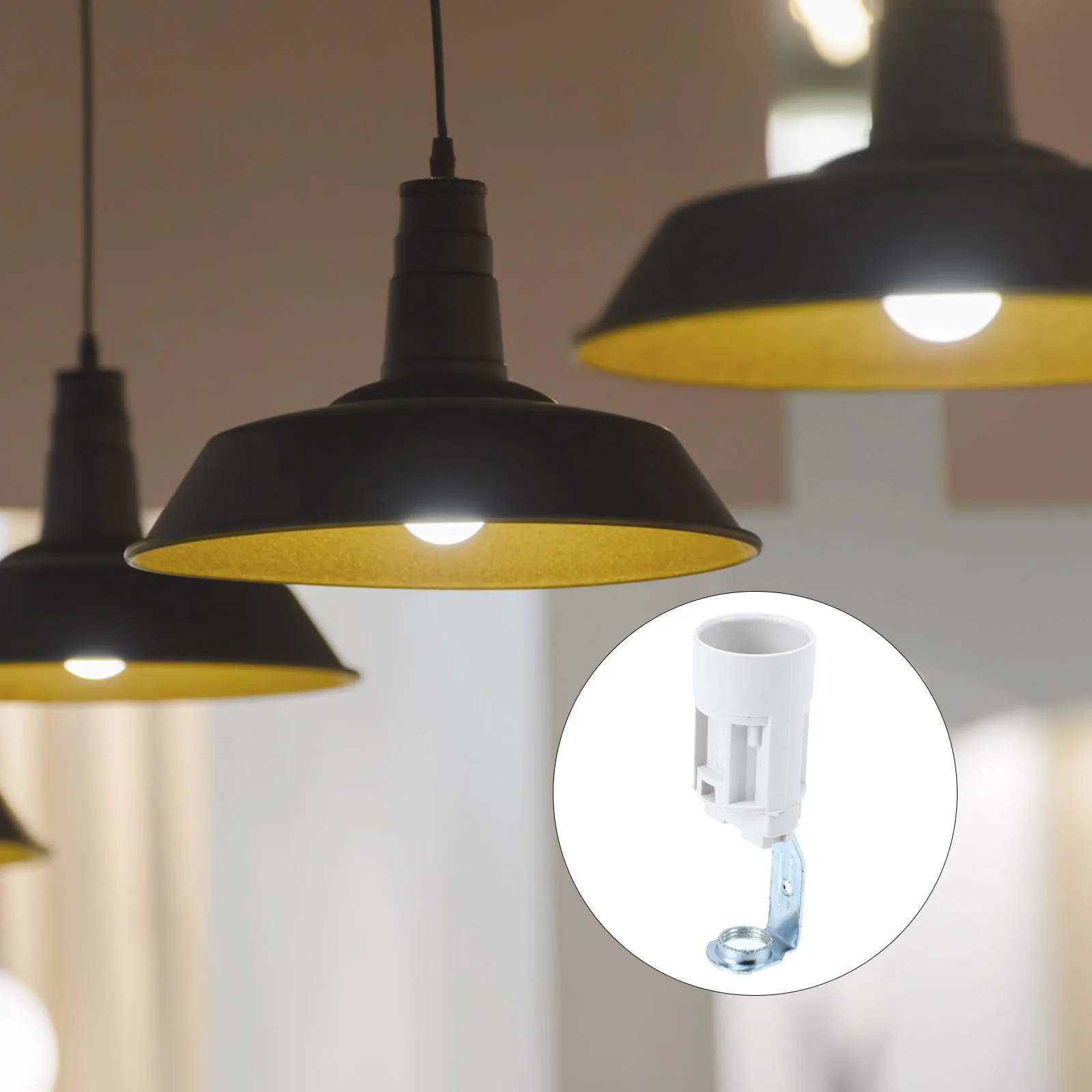 E14 Bracket Lamp Holder Light Bulb Base Replacement Socket Pendant Lights