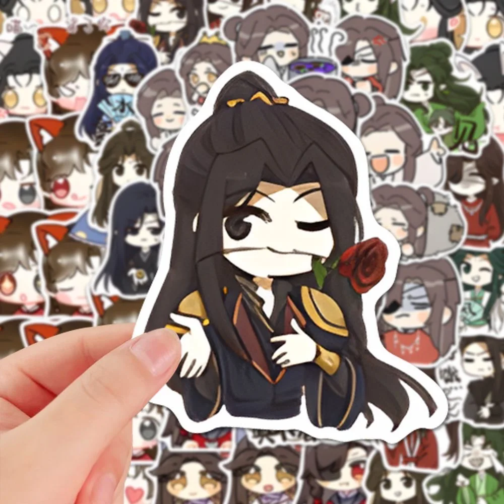 Sunsyea Tian Guan Ci Fu TGCF Merch Fans Collection Role Stickers Lan Wangji We Wuxian 63 Pieces