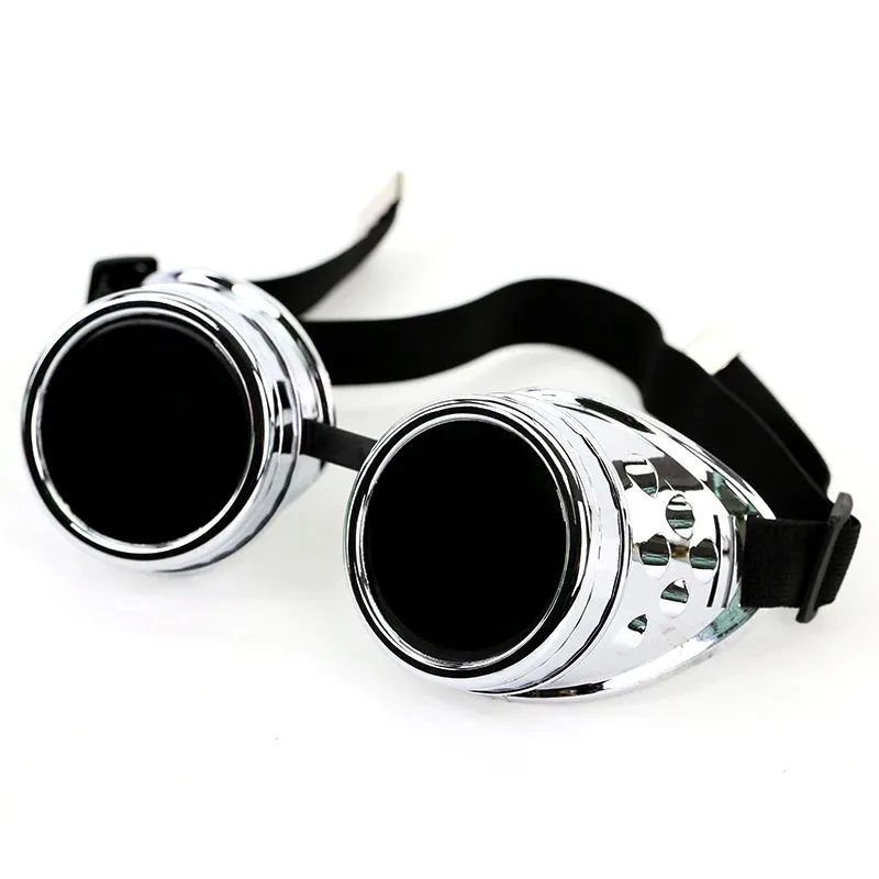 Vintage Steampunk Brille Heavy Metal Fahrerbrille Eclipse Linsen Erwachsene Gothic Stil Helme Cosplay Halloween Dekorationen – Detail 10