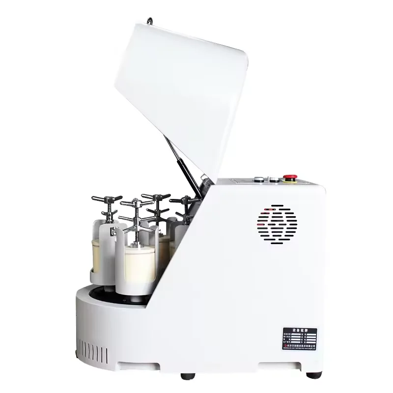 High Efficient Semi Circle Style Vertical Planetary Laboratory Ball Mills Lab Research Grinder Machine