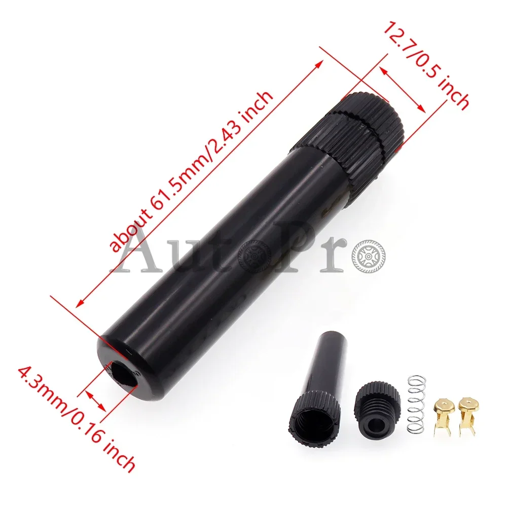 1 Set Screw Type Quick Blow Fuses Casing Wire Box For AC Assembly Car Glass Tube Fuse Holder with Spring and Terminal