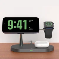Support de chargeur sans fil 3 en 1 pour iPhone 12/13/14/15/16/17, Station de charge rapide pour Apple Watch 10 9 8 7 6 5 4 Airpods 2 3 Pro 1