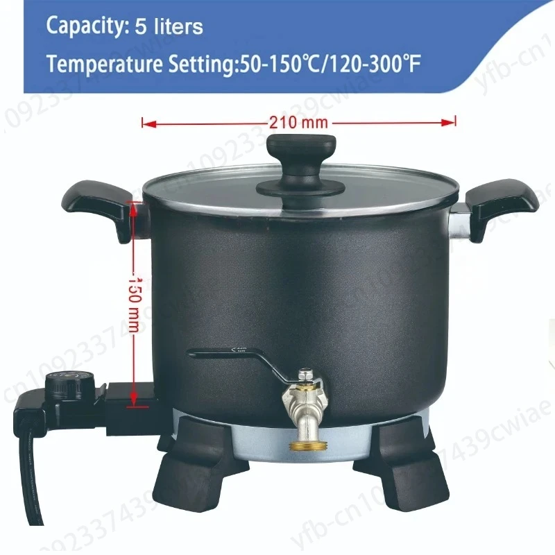 Machine Wax melter for making 5L non-stick candle melting pot Electric