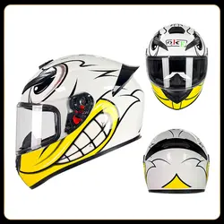 DOT Approved Full Face Helmets Crash Motorbike Protective Gear Men Women Modular Flip Up Helmet Motorcycle Double Sun Visor