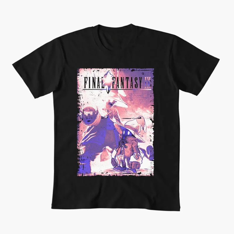 Camiseta de regalo de Final Fantasy IX Vivi y Zidane para jugadores de RPG, ropa gráfica de manga corta 100% algodón, tops de todas las tallas S-6XL