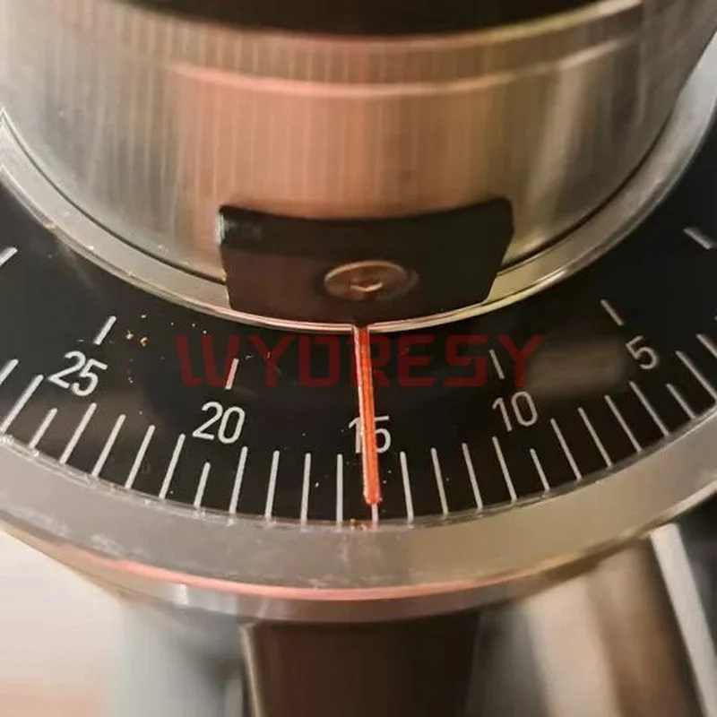 WYORESY for DF54 Coffee Grinder Precision Dial Indicator Shock Absorption Anti-Sway Stable Grinding Calibration Parts