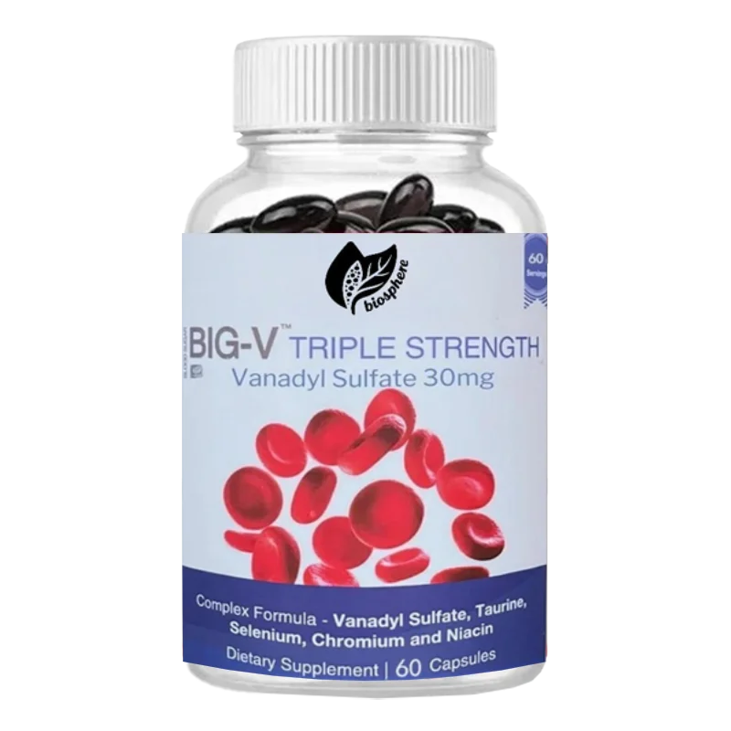 30mg Sulfate, 600mg Taurine, Selenium, Chromium, and Niacin, Mixed Mineral Supplement, 60 Capsules