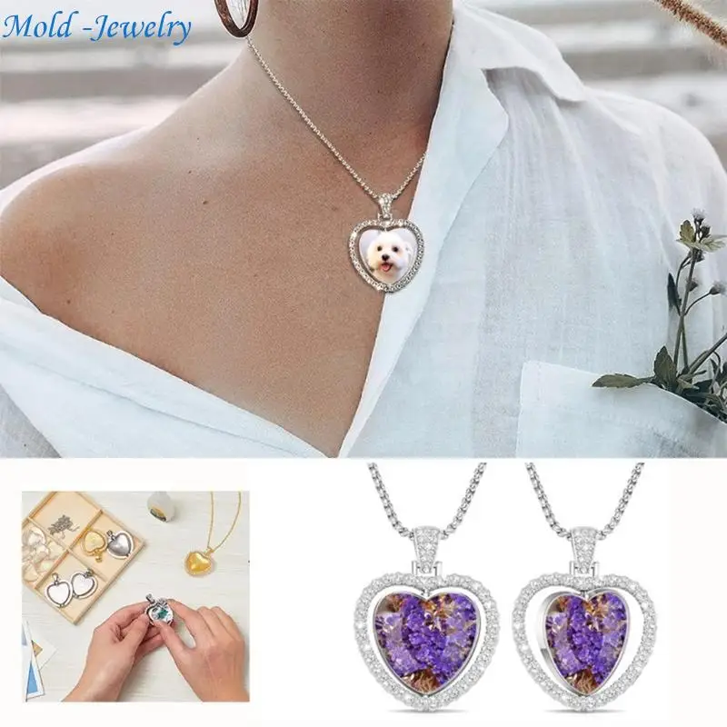 

69HB Contemporary Heart Set Set с вращающимися центральными ювелирными аксессуарами