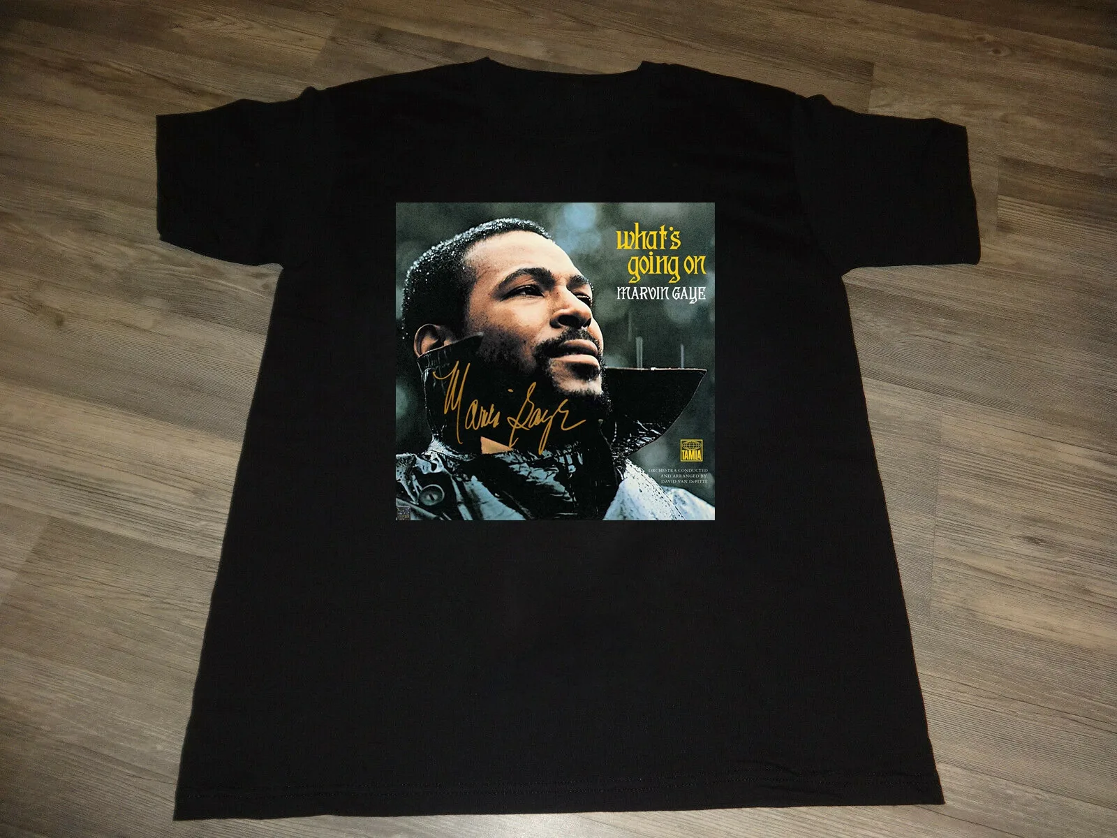 Marvin Gaye Whats Going On Platinum Marvin Gaye T Shirt S-4XL NL2769