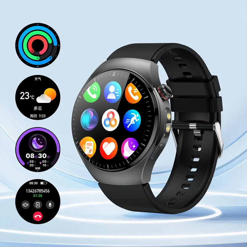 2026Cross-Border StyleKM20Round screen smart watchip67Waterproof, high-definition screen, Bluetooth calling, and complete with