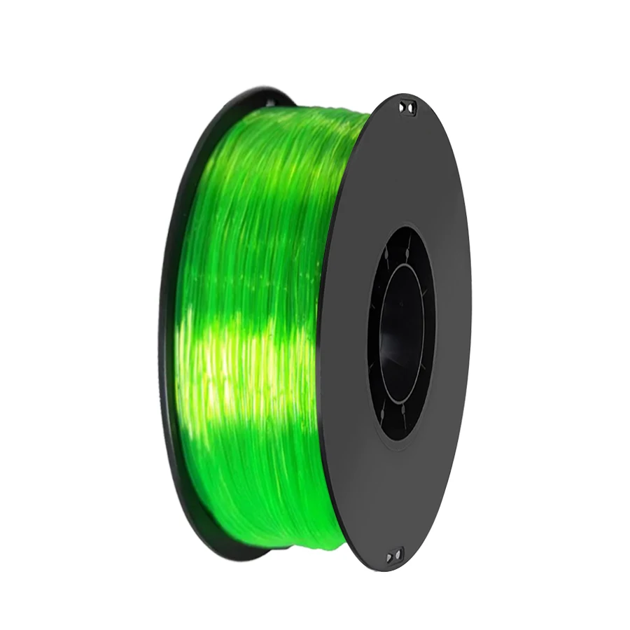 3D Printer TPU Flexible Filament Transparent Blue Red Elastic Flexible Rubber Material Roll Flex 1.75mm Vacuum Packaging 250g