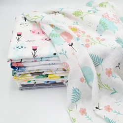 1Pc Muslin 100% Cotton Baby Swaddles Soft Newborn Wrap INS Style Infant Blankets 120*110CM