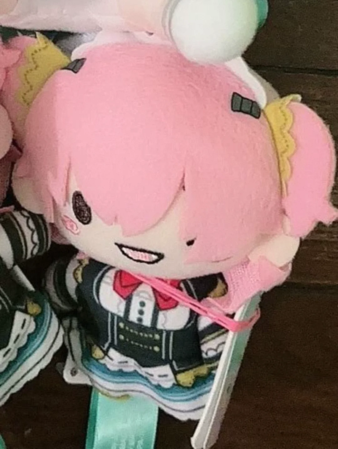 مشروع سيكاي: المرحلة الملونة! Airi Szk Hrk-Fufu شخصيات كرتونية ألعاب الدمى القطيفة مجموعة قلادات من القطيفة هدية لعبة حلية #4