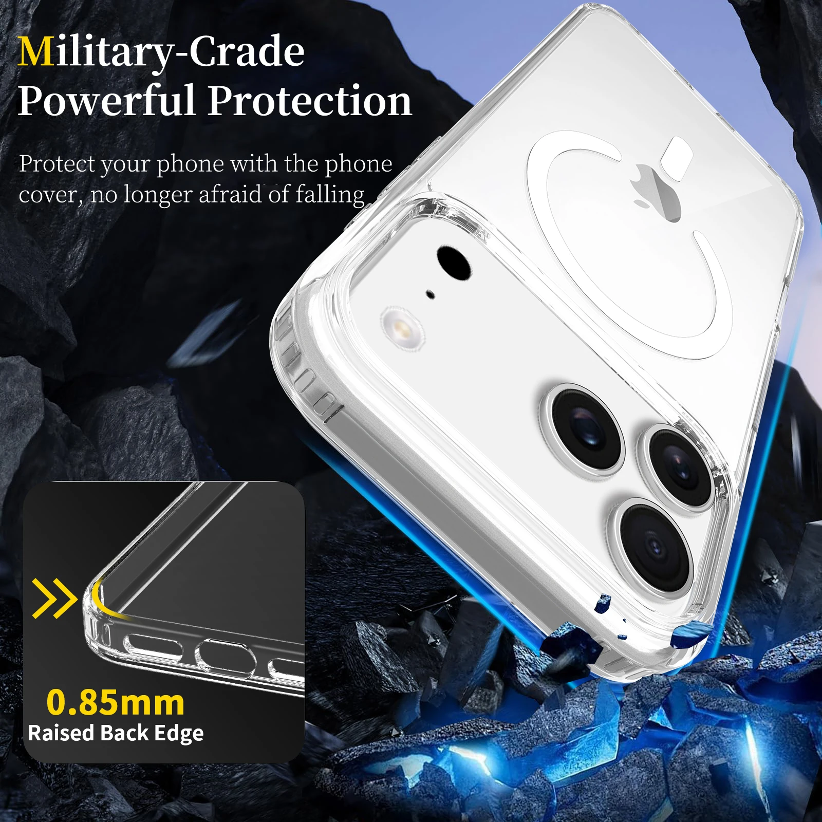 Für iPhone 18 Pro Max Hülle Magnetische Hülle PC+TPU-Schutz für iPhone 17 Pro Max 18 Pro 17 Pro Cover – Detail 2