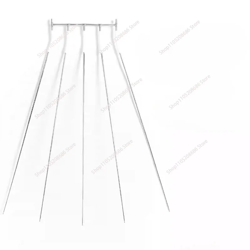three-dimensional skirt skirt invisible shooting frame, five-bar skirt folds, clothing shooting props