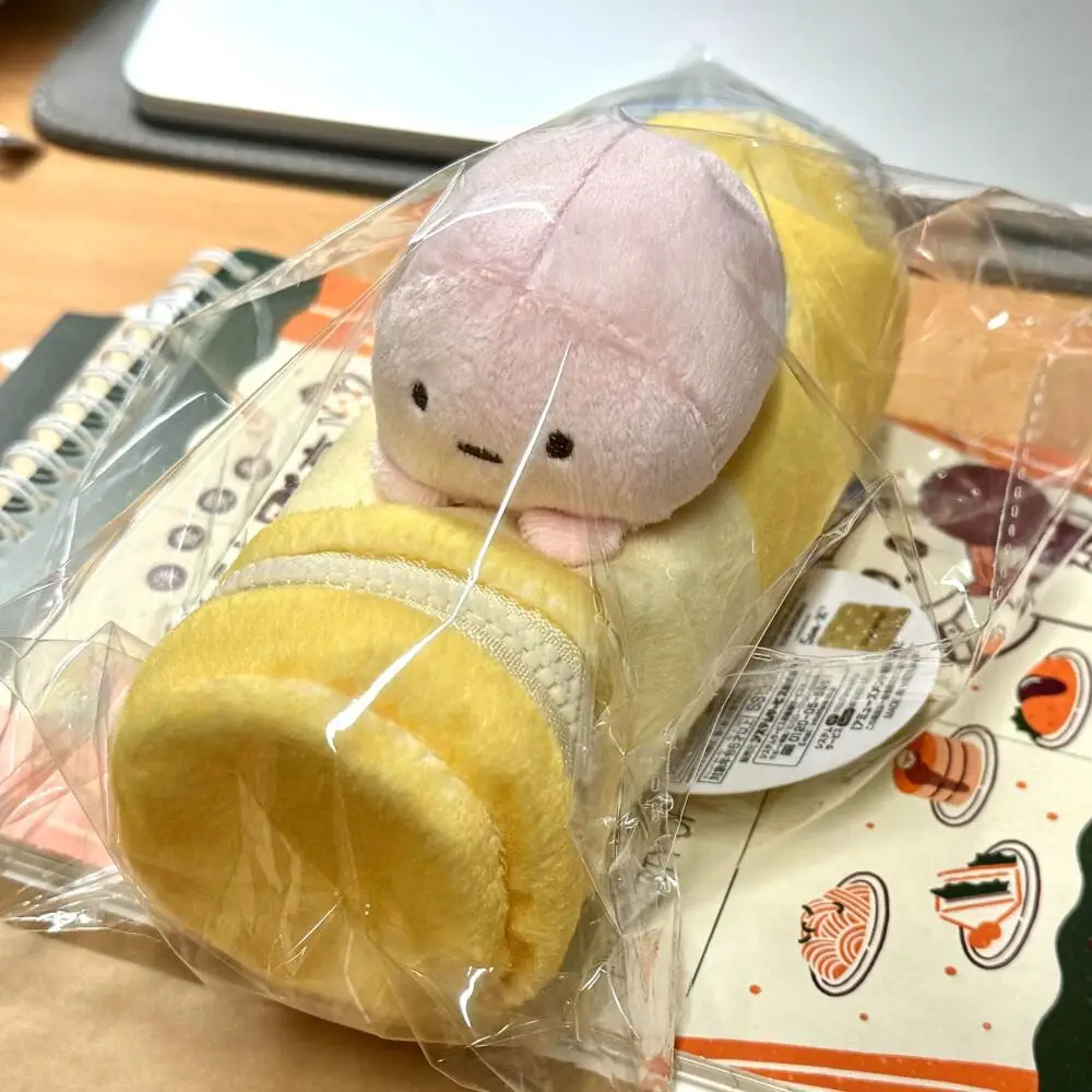 

Sumikkogurashi Cute Soft Plush Doll Clamshell Zip Pencil Case Pen Tube Makeup Brush Storage Large Capacity Student Birthday Gift