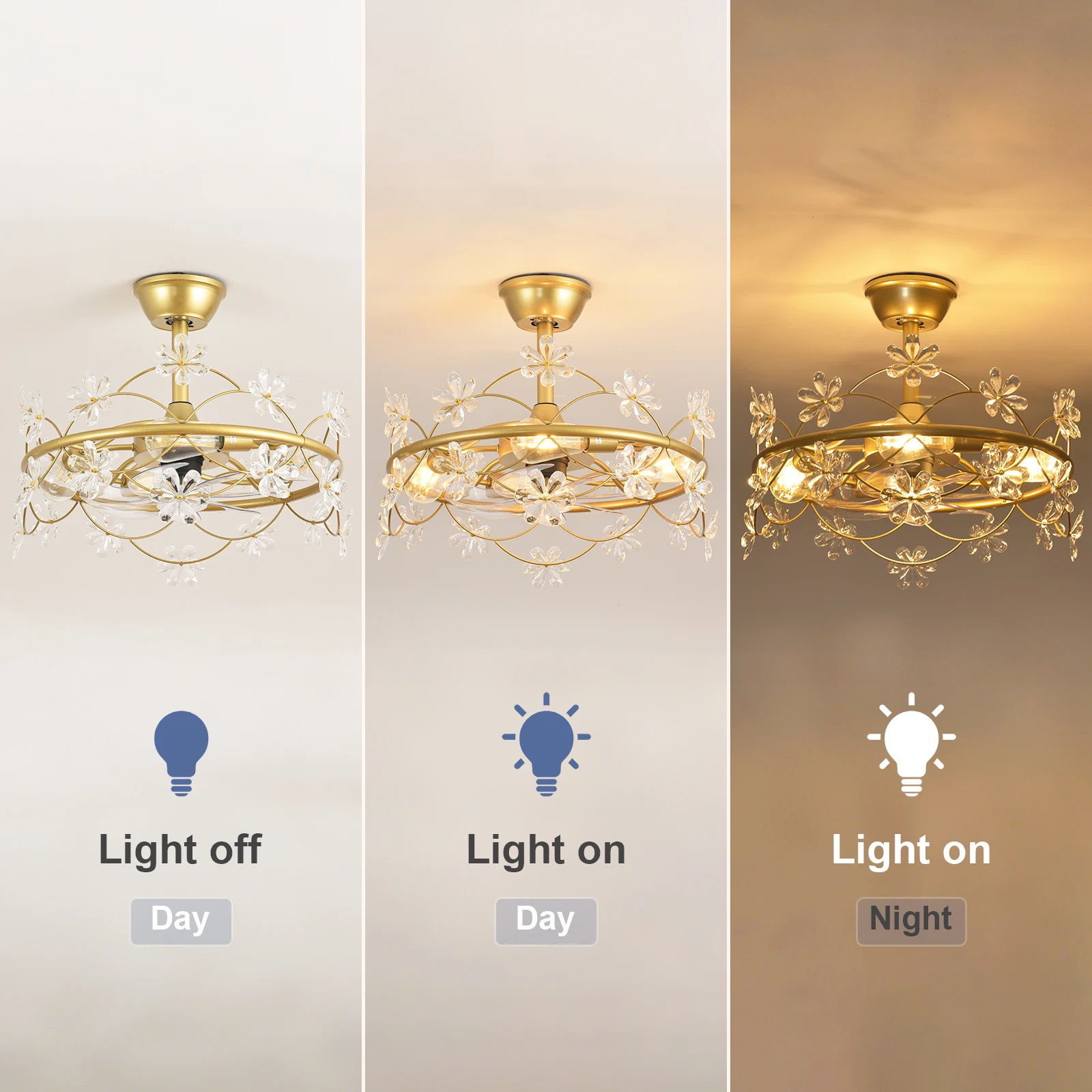 Bedroom Ceiling Fan with Lights: 20