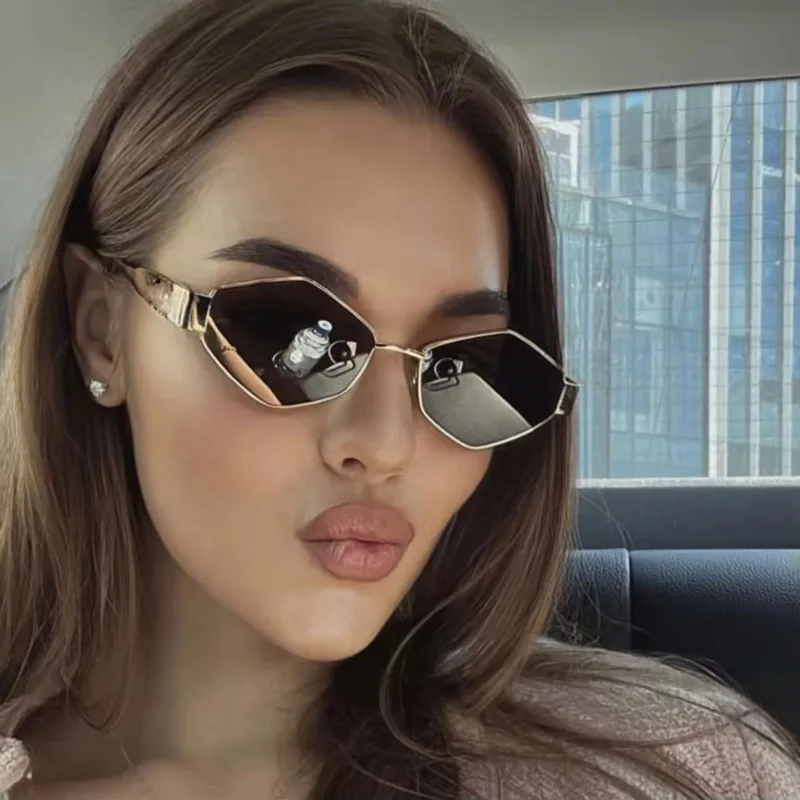 

MIZHO Brand Designer ALLO Frame Vintage Sun glasses Woman Luxury Oversized Sunglasses Cat eye Fashion Women Shades Uv400 Glasses
