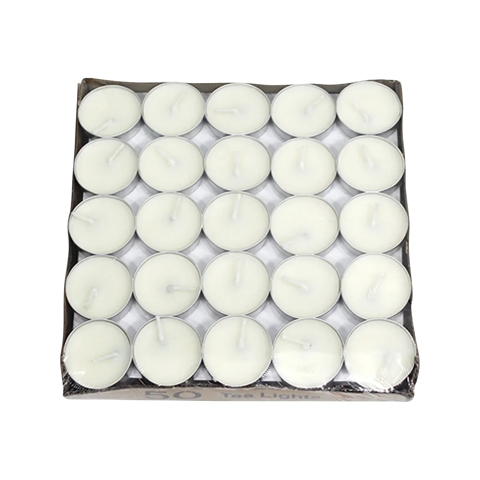 50 قطعة شمعة الروائح المستديرة عيد ميلاد رومانسية جو دخاني هدية الدعائم الزفاف الديكور الشاي شمعة ضوء الشاي الشمع