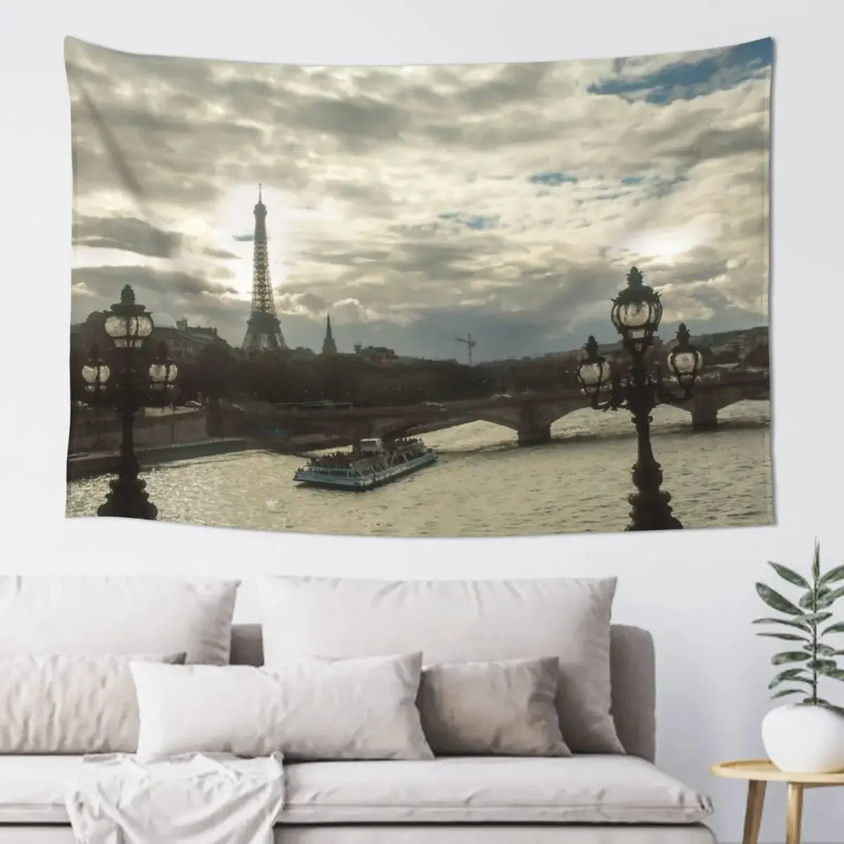 

Paris View Tapestry Christmas Decoration Anime Decor Wall Decor Tapestry