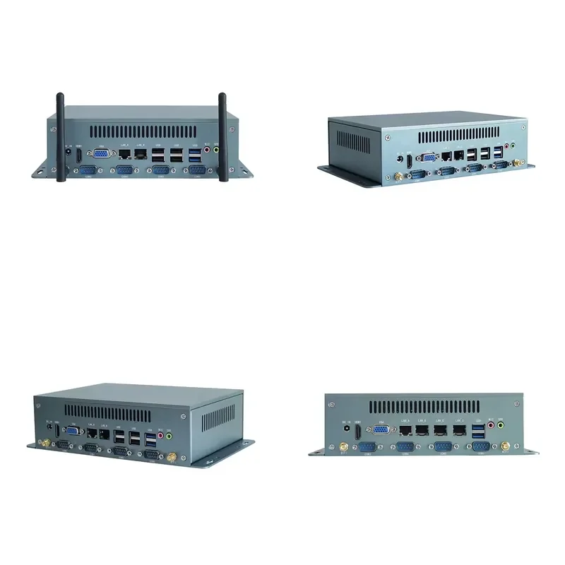2026 ELSKY 11th Gen Gray Network Solution M10U Mini Computer Network Card 2*LAN 3*LAN 4*LAN Optional