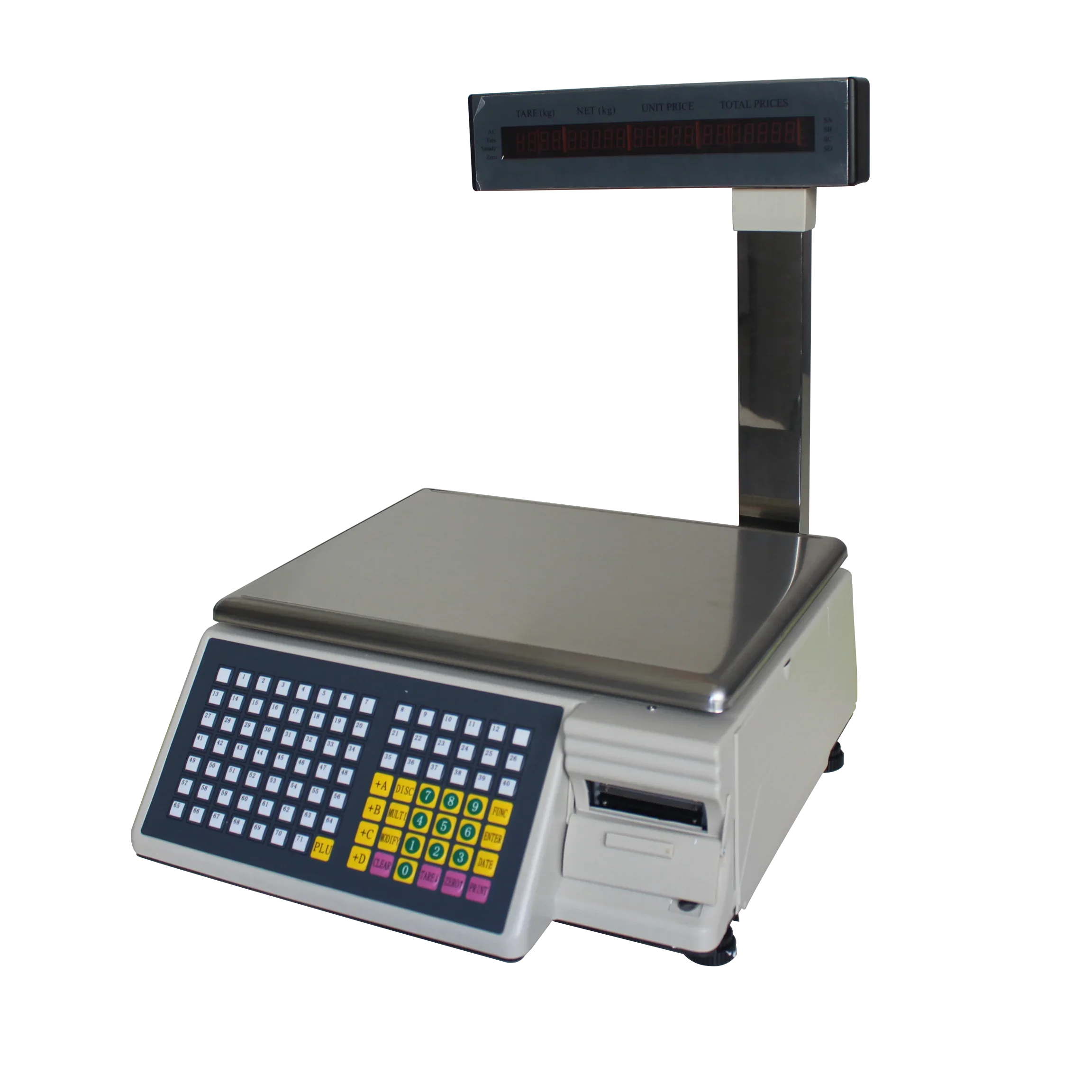 Supermarket Electronic Digital Weighing Barcode Label Printing Scale