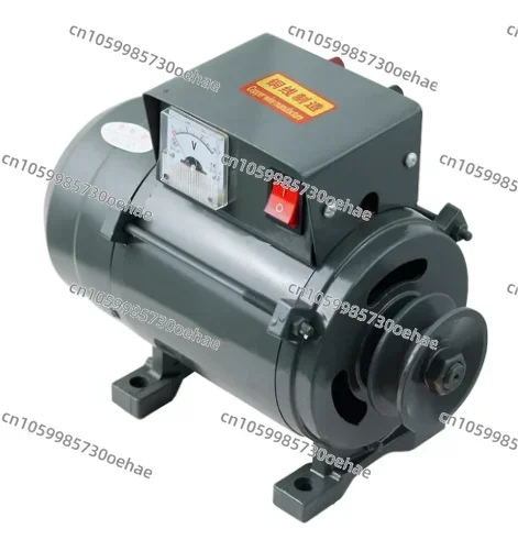 High Power Small Pulley Type Permanent Magnet Lighting Generator, 3500W, 220V, Factory for Sale