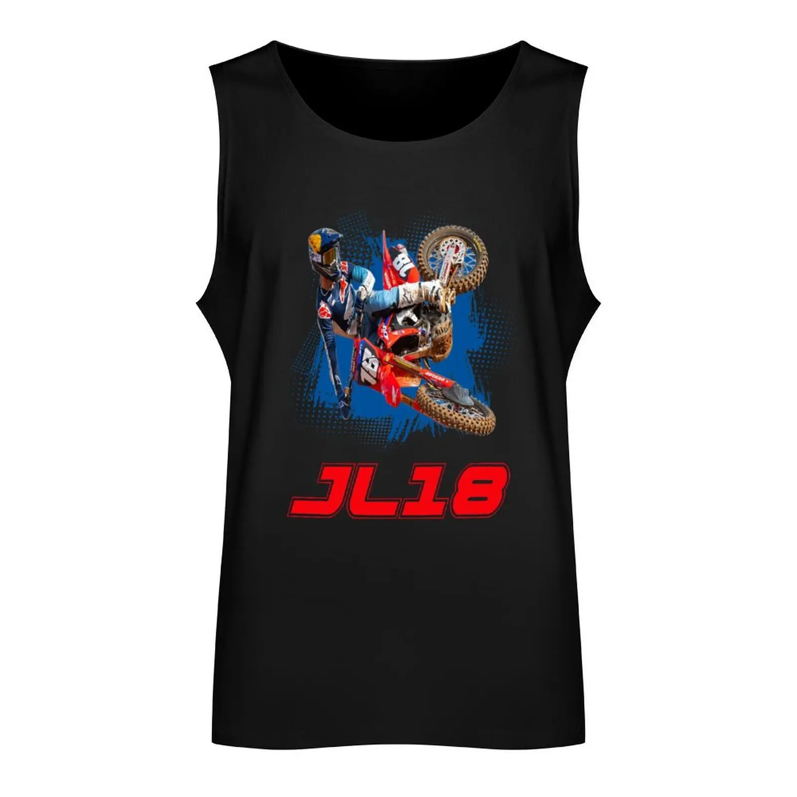 Jett JL18 Lawrence motocross legend Dirt bike Champion 18 Gift Design 2021 2022 Tank Top Men's tops Sports clothing