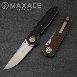 Maxaceknife Samurai Folding knife Outdoor pocket knife Folding knife Wilderness camping portable outdoor fruit  knife Cutting