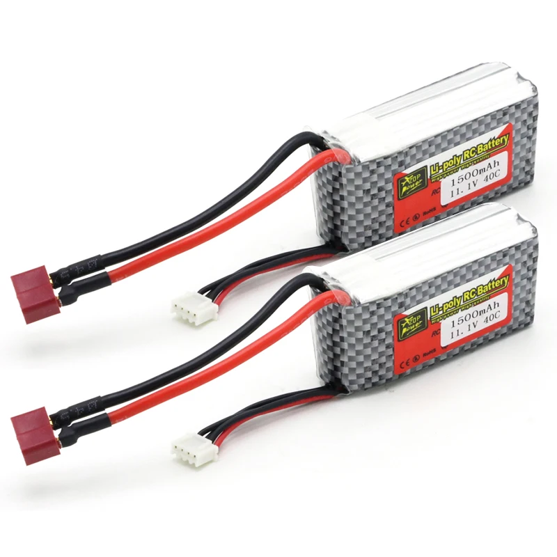 ZOP Power 11.1V 1500Mah 3S 40C Max 60C XT60 / T Plug LiPo Battery For RC Quadcopter Drone Helicopter Car Airplane