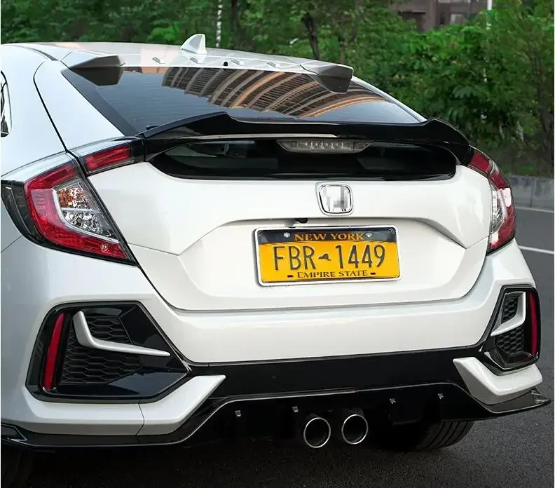 

Красковой спойлер из АБС-пластика для Honda Civic Hatchback FK7 FK8, спойлеры багажника на заднее крыло