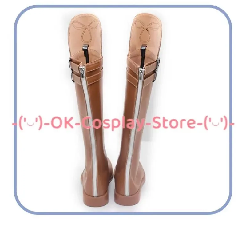 [Custom Made] Vergil Cosplay Shoes PU Leather Shoes Halloween Carnival Boots Anime DMC Cosplay Props