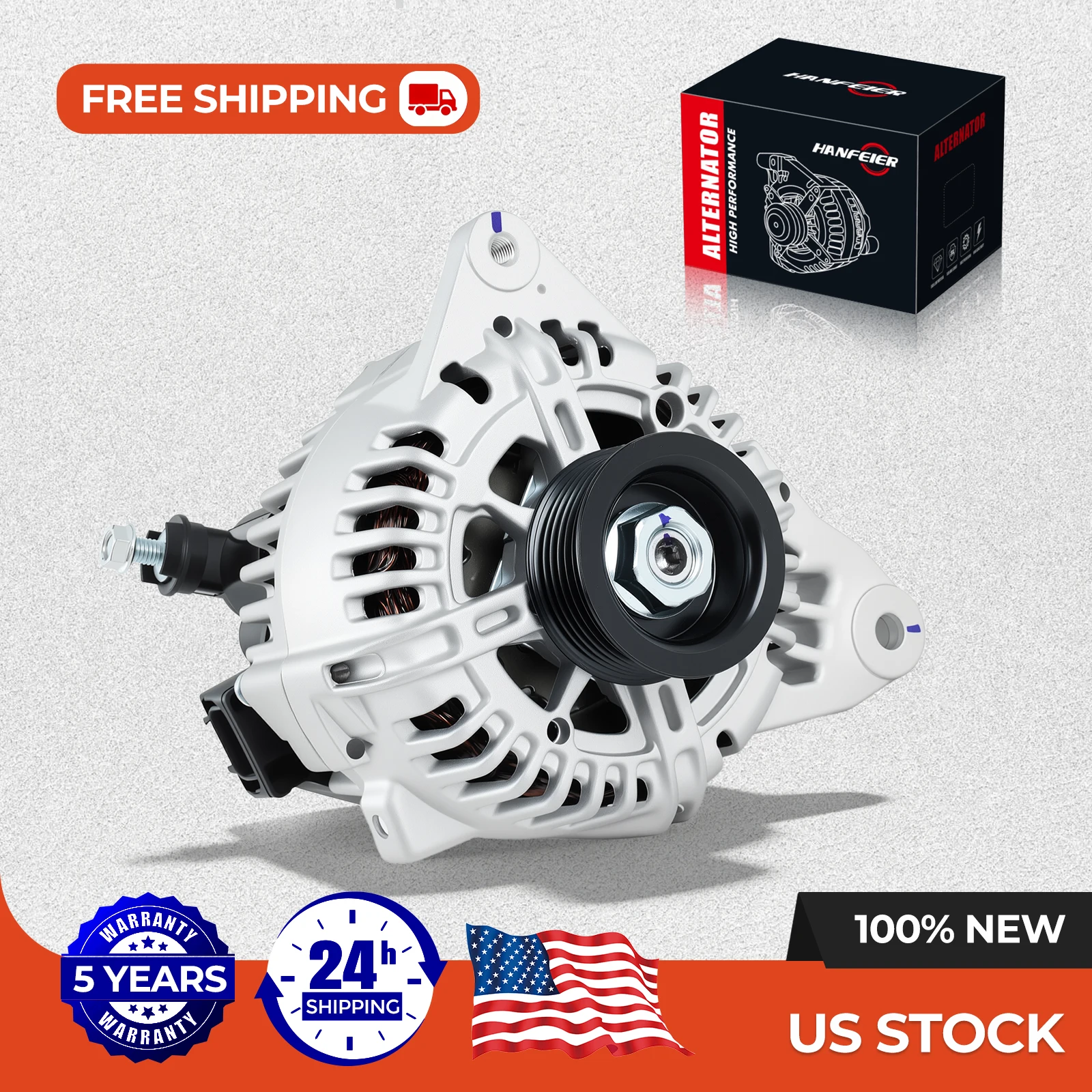 

Alternator for Hyundai Sonata Santa Fe 2002-2004 V6 2.7L 2.5L 11020N 37300-37405
