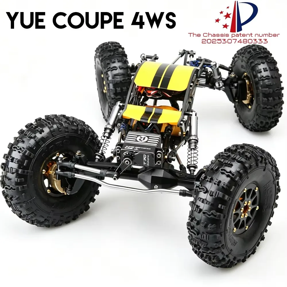 RHINORC Yue Coupe 4WS Carbon Fiber RC Crawler RTR 335mm WB Lightweight LCG MOA Competition Rig