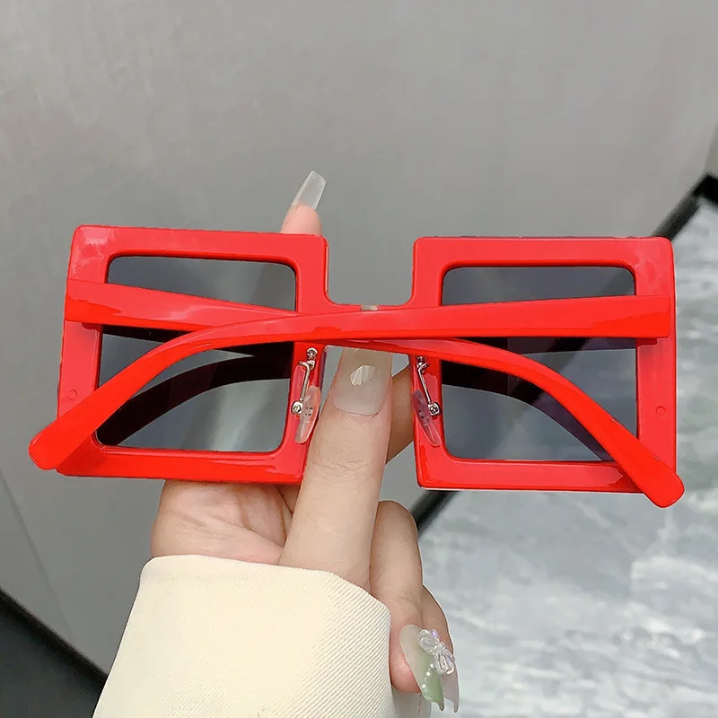 Fashion Vintage Luxury Brand Designer Square Sunglasses Women For Men Sun Glasses Punk Popular Outdoor Oversized Big Frame Shade