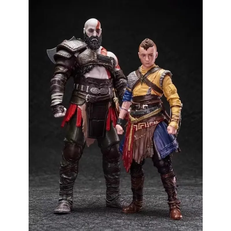 In Stock Original Genuine Spin Master God of War Ragnarok Kratos Atreus Anime Action Figures Collection Model Birthday Gifts