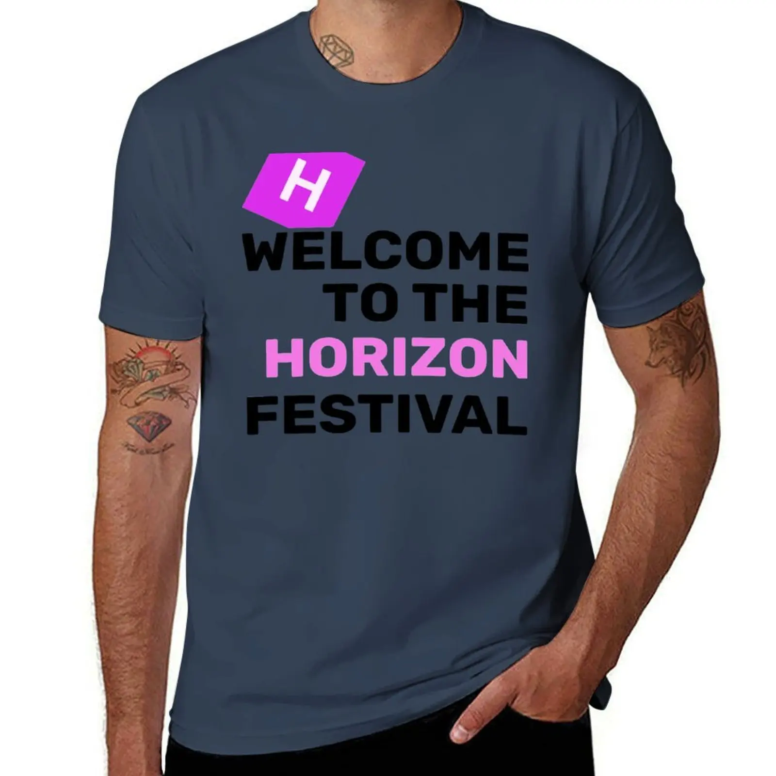 مرحبًا بكم في مهرجان الأفق - تي شيرت Forza Horizon 4 قطن تي شيرت 100%