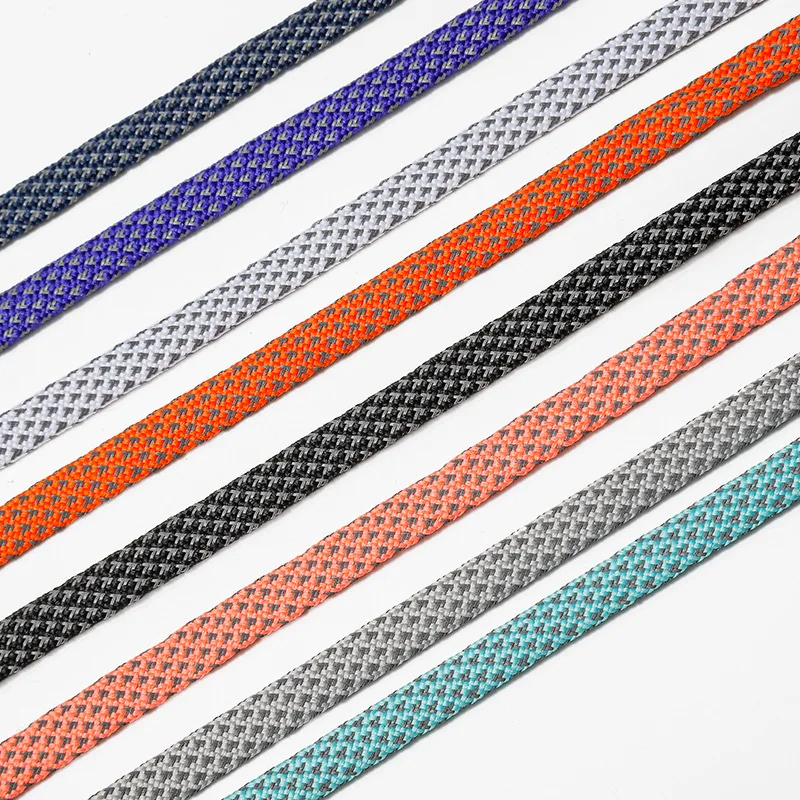 3M Reflective Shoelaces Flat  Shoe Laces for Sneakers Glow at Night Sport Running Luminous  Laces for Shoes Adult Children Shoes