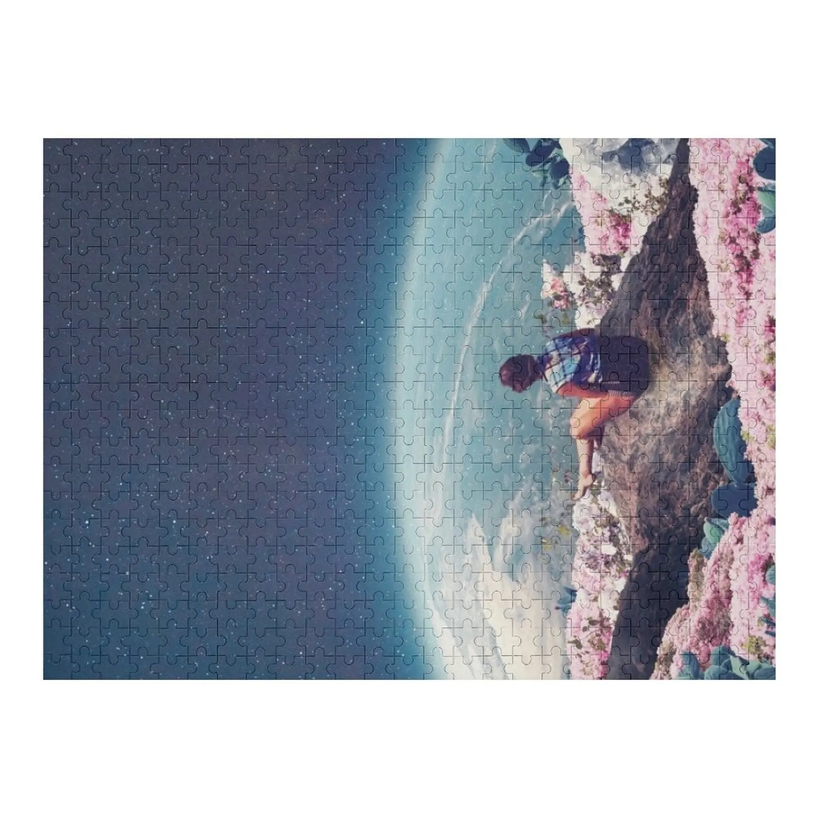 

My World Blossomed when I Loved You Jigsaw Puzzle Custom Name Wood Personalized Photo Gift Puzzle