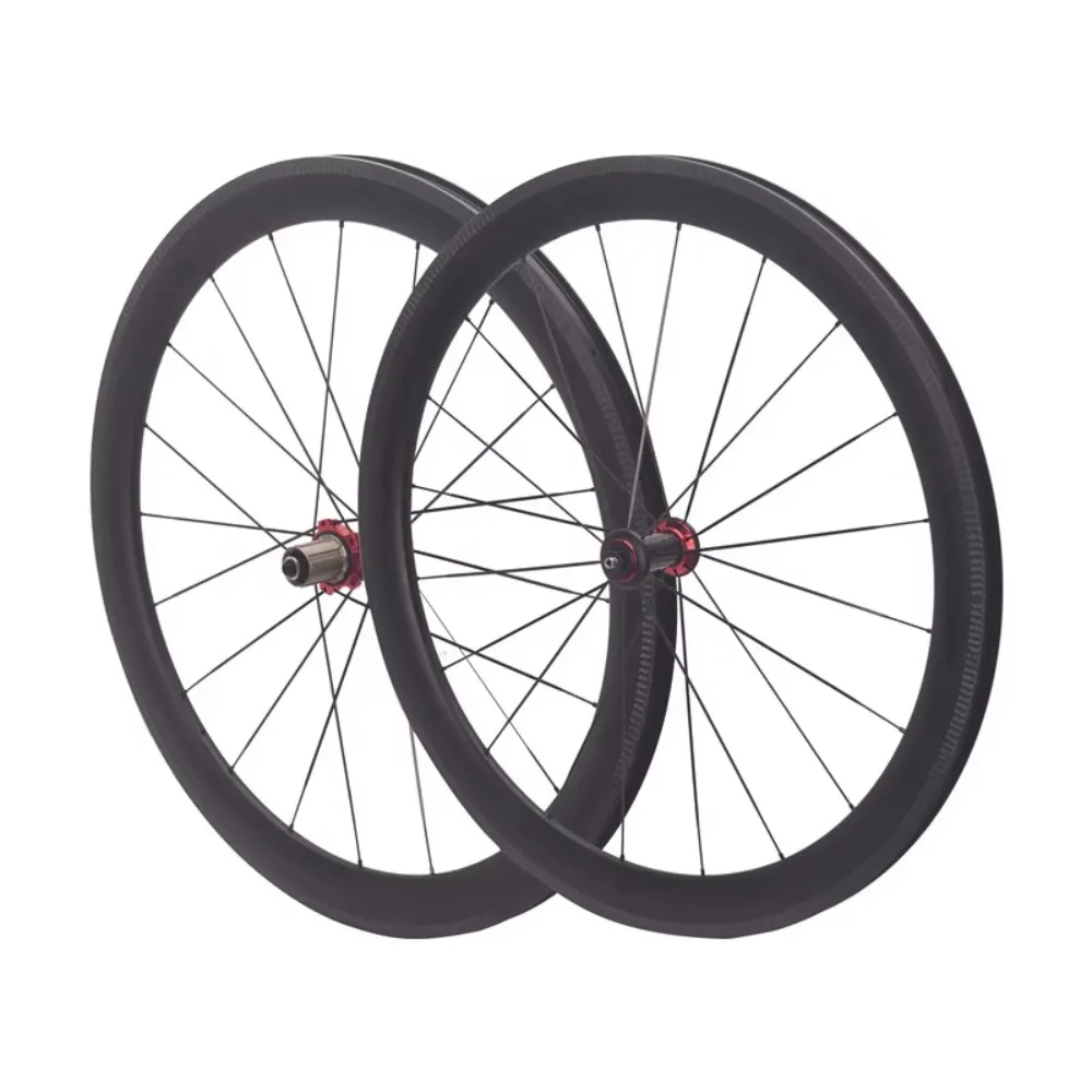 

Carbon Wheels V Brake Disc Brake 700c Road Bike Wheelset 50/60mm Profile UD Matte Finish Quality Carbon Rim Center Lock 6-blot