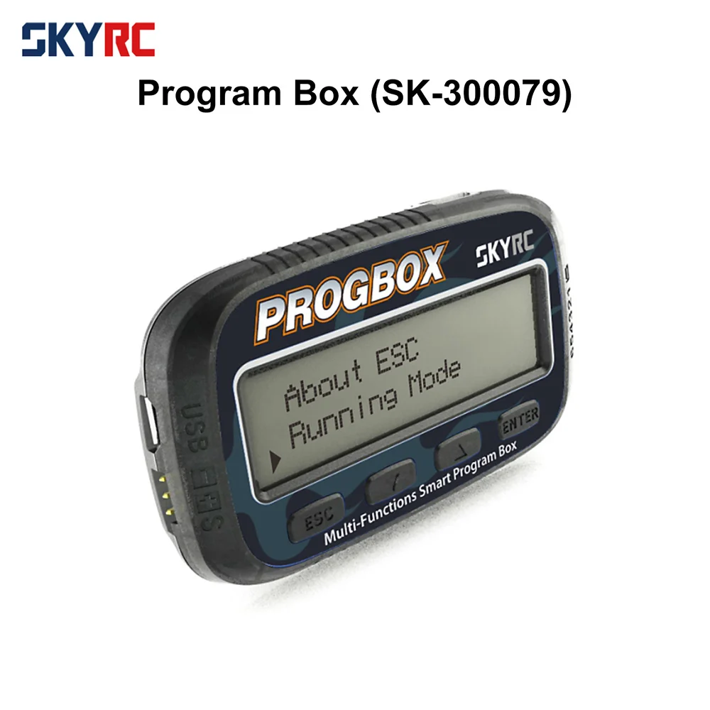 

SKYRC PROGBOX Six-in-one Smart Program Box For RC Model ESC Setting Servo Motor KV/RPM Tester Lipo Battery Monitor SK-300079-01